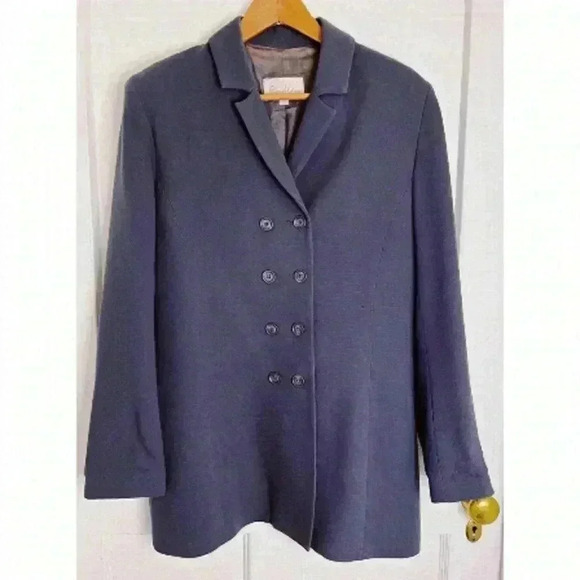David Findlay Jackets & Blazers - David Findlay Blue  Wool Blazer Size 12